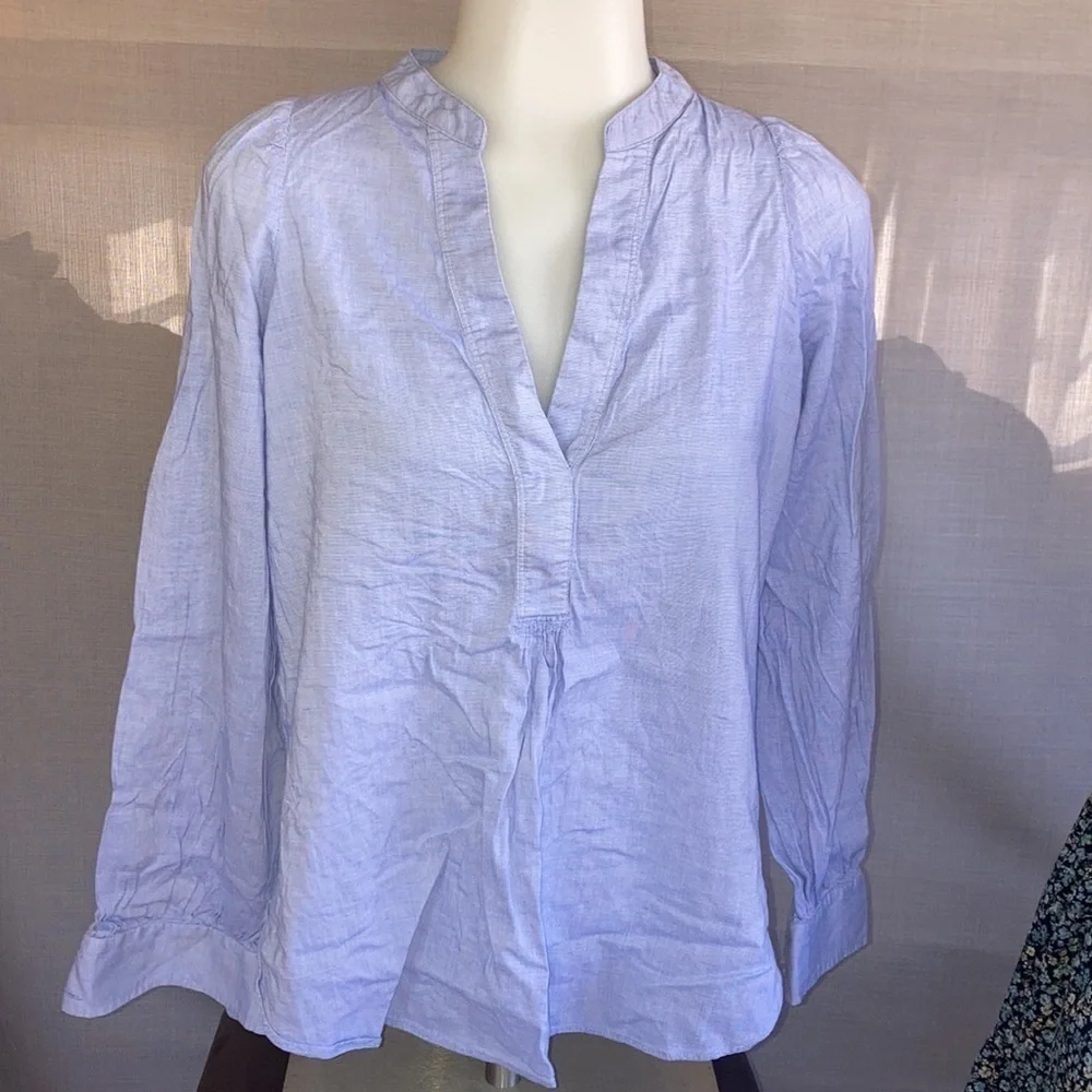 Size small, bohemian floral dress boho tunic with puff sleeves smock dress - Picture 10 of 15